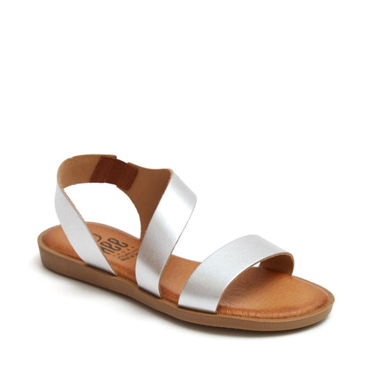 Sandalia Hee 25362 Plata Piel