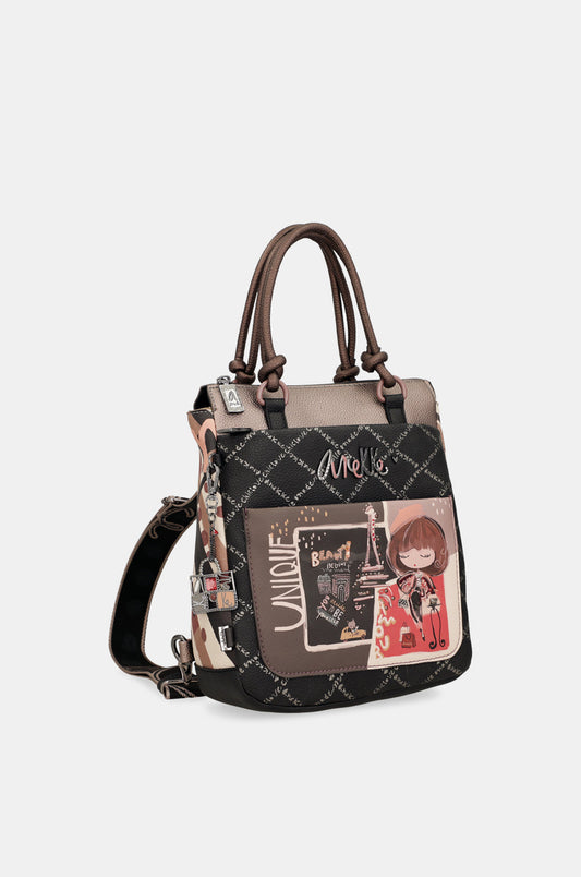 Bolso Anekke 41805-288 Negro Granate