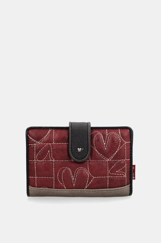 Billetera Anekke 41809-902 Gris Granate