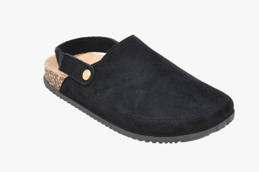 Zueco LL217 Negro Serraje