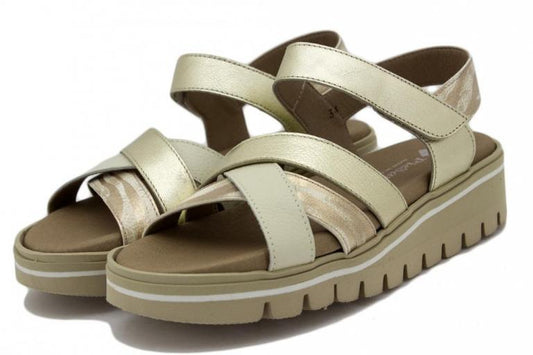 Sandalia Piesanto 240784 Cebra Oro