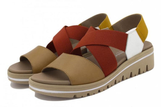 Sandalia Piesanto 240787 Camel/Teja