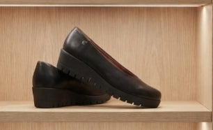 Zapatos 1912 Chamby con cuña plataforma, piel negro