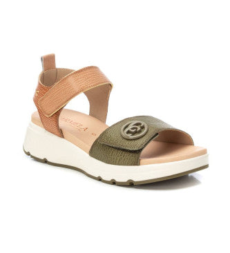 Sandalia Carmela 162309 Kaki Piel