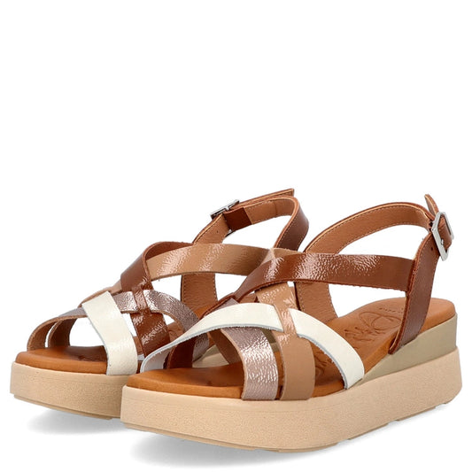 Sandalia Oh My Sandals 5670 Roble Combi