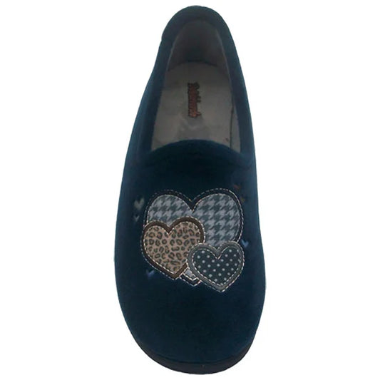 Zapatilla Devalverde 1187 Corazones Marino