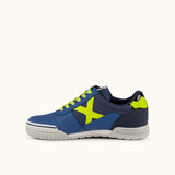 Deportivo Munich 1511468 G-3 Kid 468 Fútbol Sala Infantil Azul y Amarillo Flúor