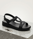Sandalia Valeria´s 2612 Piel Negro