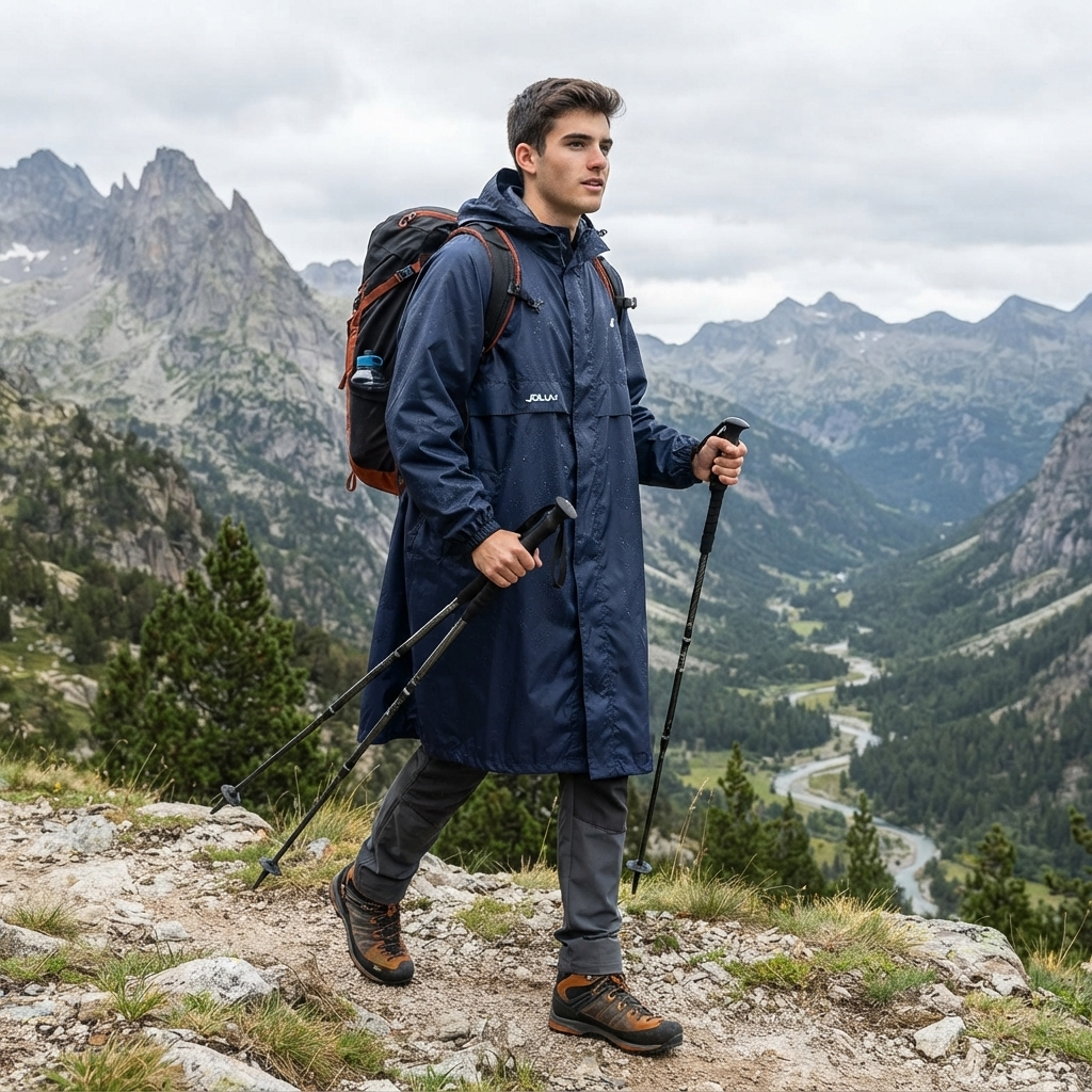 Capa Joluvi Montaña 225359 color Marino unisex