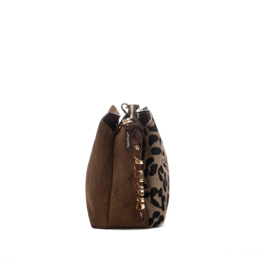 Bolso Carmela 186250 Taupe Animal Print