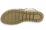 Sandalia Piesanto 260787 NATUR NOGAL ELÁSTICO BRONCE