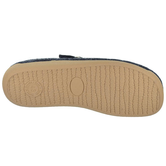 Zapatilla Calzamur  30371 Descalza Hebilla Tweed Marino