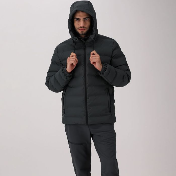 Chaqueta CMP 35K3697 Fix Hood Jungle, Verde Jungla, parka térmica para hombre