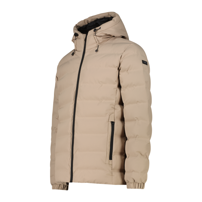 Chaqueta CMP 35K3697 Fix Hood Teak, Beige Teak, parka térmica para hombre