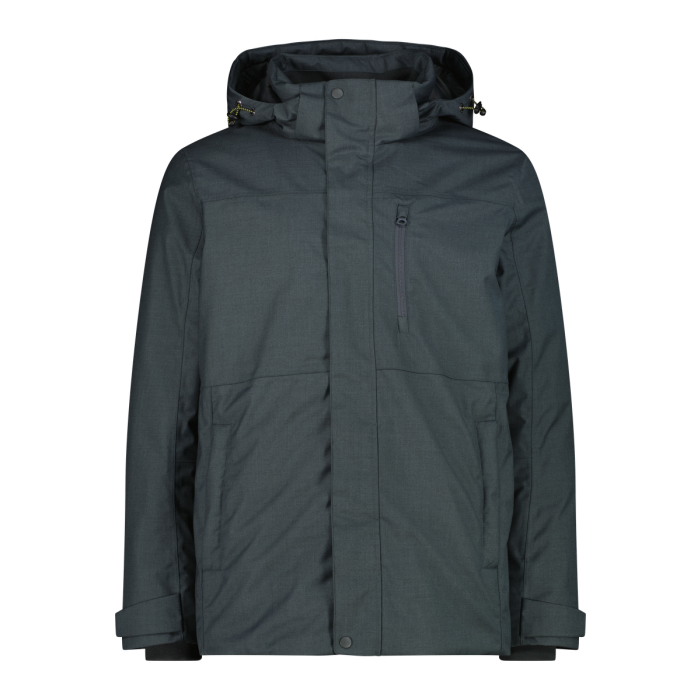 Chaqueta CMP 36K3697 Zip Hood Impermeable, para hombre, Verde Jungle Mel.