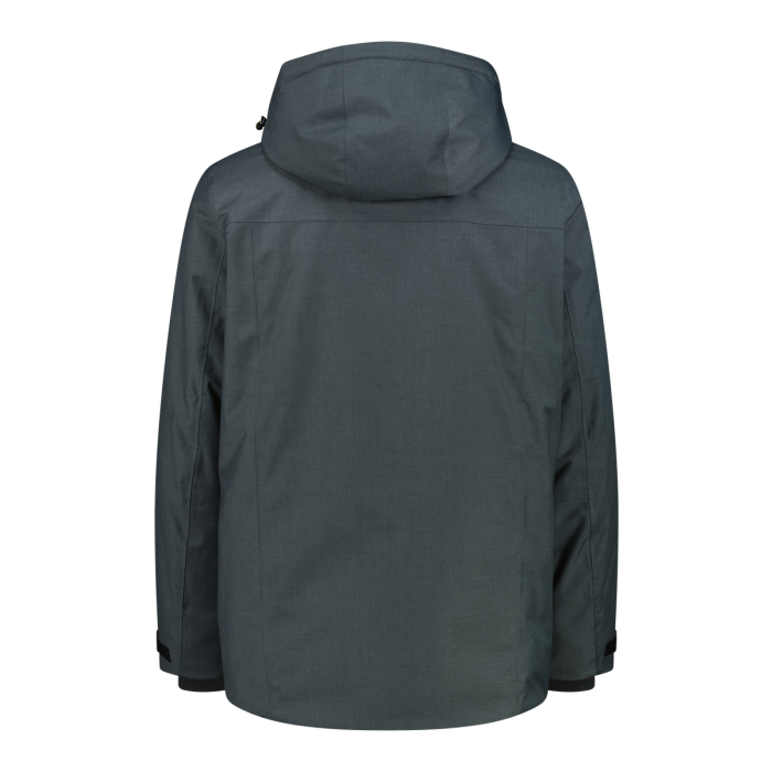 Chaqueta CMP 36K3697 Zip Hood Impermeable, para hombre, Verde Jungle Mel.