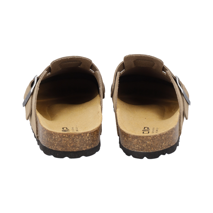 Zueco CMP 3Q89546 NAVARRO SLIPPERS SÉSAMO TAUPE PIEL