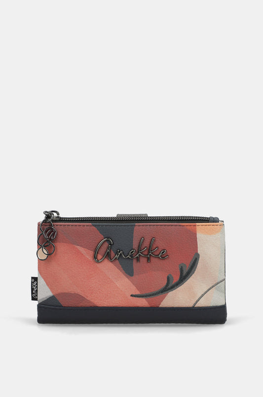 Billetera Anekke 42759-912 Duro Mediano Eikon Negro Multicolor