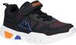Deportivo Kappa 371B4IW Negro/Naranja Luces