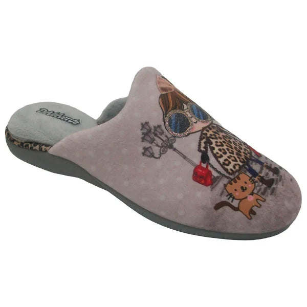 Zapatilla Devalverde 6081 Gris Muñeca