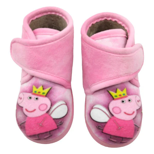 Zapatilla LA BARCA 613 PEPPA PIG ROSA VELCRO