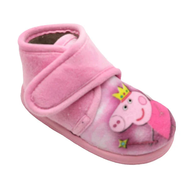 Zapatilla LA BARCA 613 PEPPA PIG ROSA VELCRO