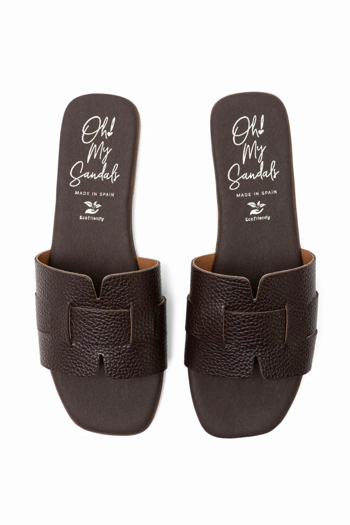 Sandalia OH MY SANDALS 5800 DOYA MARRÓN ALEXIA PIEL