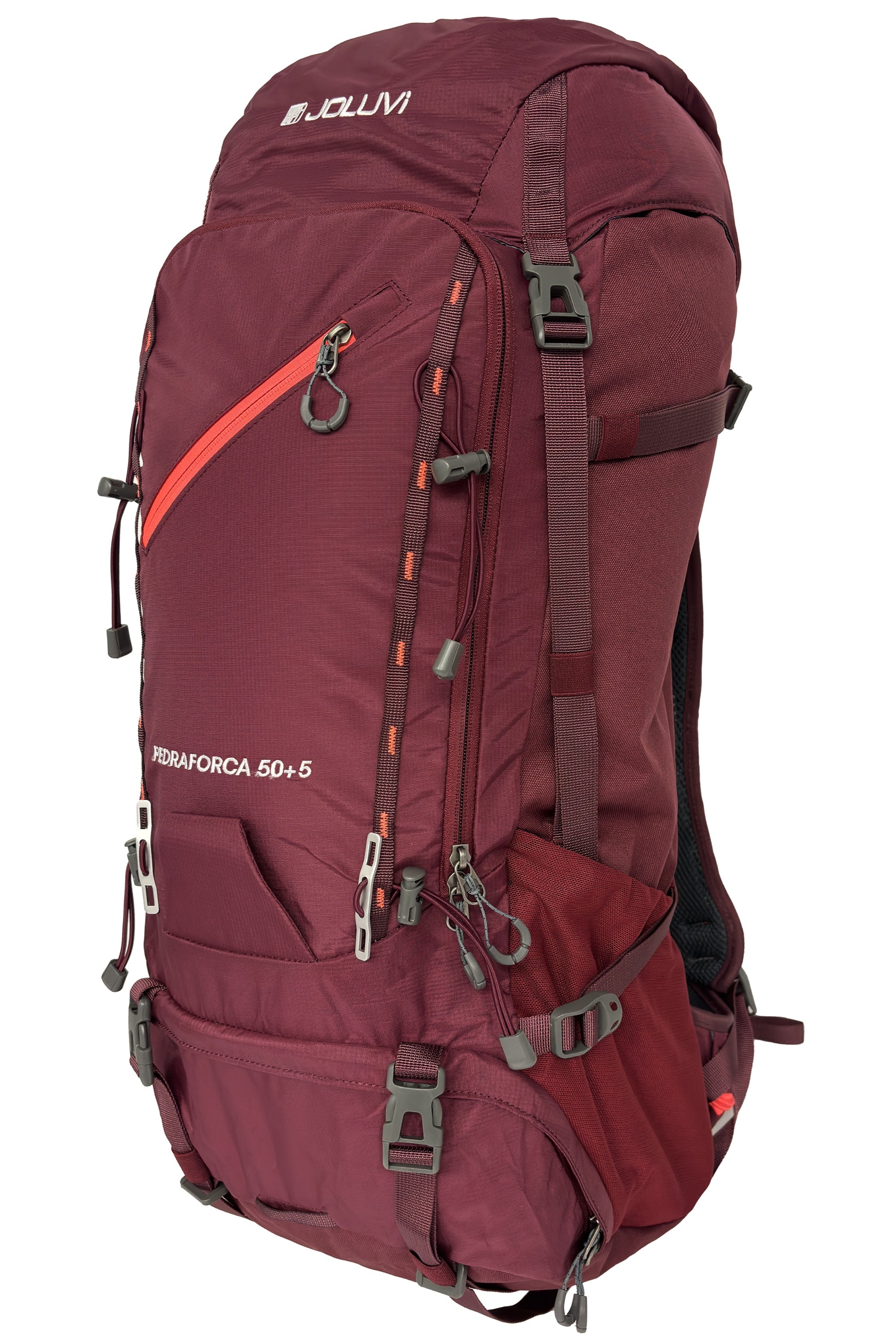 Mochila Joluvi 238591 PEDRAFORCA 50+5 Granate