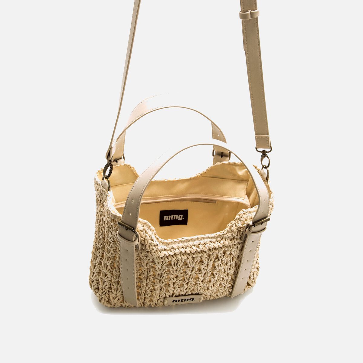 Bolso Mustang HILO C59537 RAFIA BEIGE