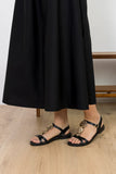 Sandalia OH MY SANDALS 5849 EDURNE PIEL NEGRO