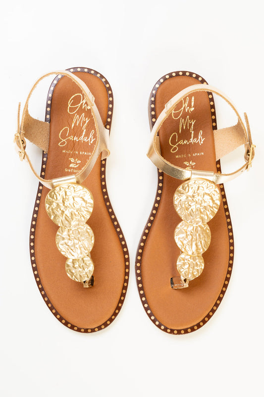 Sandalia Oh My Sandals 5768 Duna Oro