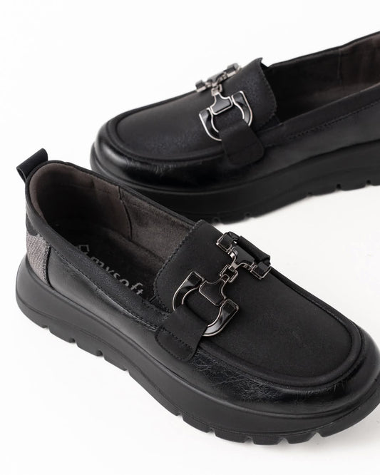 Zapato Mysoft 25M629  Negro