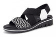 Sandalia Piesanto 250787 Geo Elastico  Negro