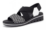 Sandalia Piesanto 250787 Geo Elastico  Negro