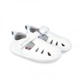 Sandalia Garvalin 242323-D Barefoot Piel Blanco