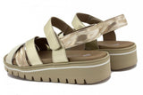 Sandalia Piesanto 240784 Cebra Oro
