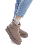 Bota Xti 142197 Taupe Pelo