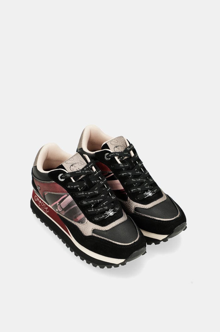 Deportivo Anekke 41380-746 London Black Negro Granate