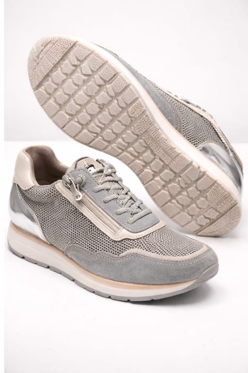 Deportivo Flexipies 381 azul plata piel