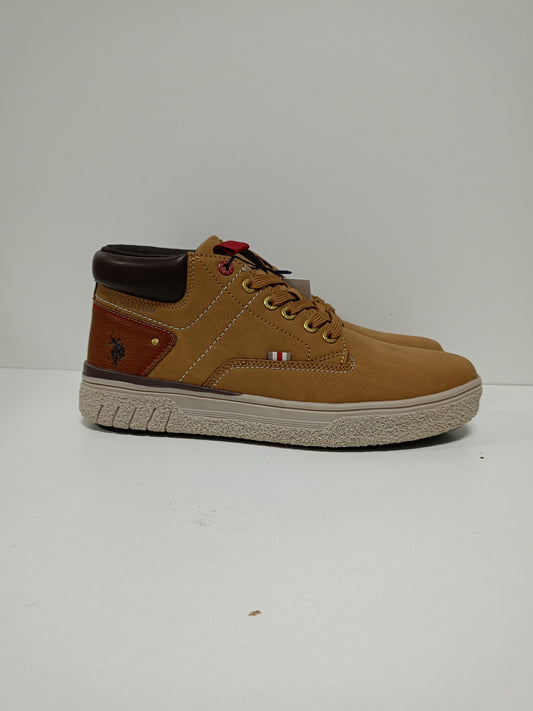 BotÍN POLO PYRO001A-CUO  Caballero PIel Camel
