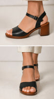 Sandalia HEE 26550 VAQUETILLA PIEL NEGRO