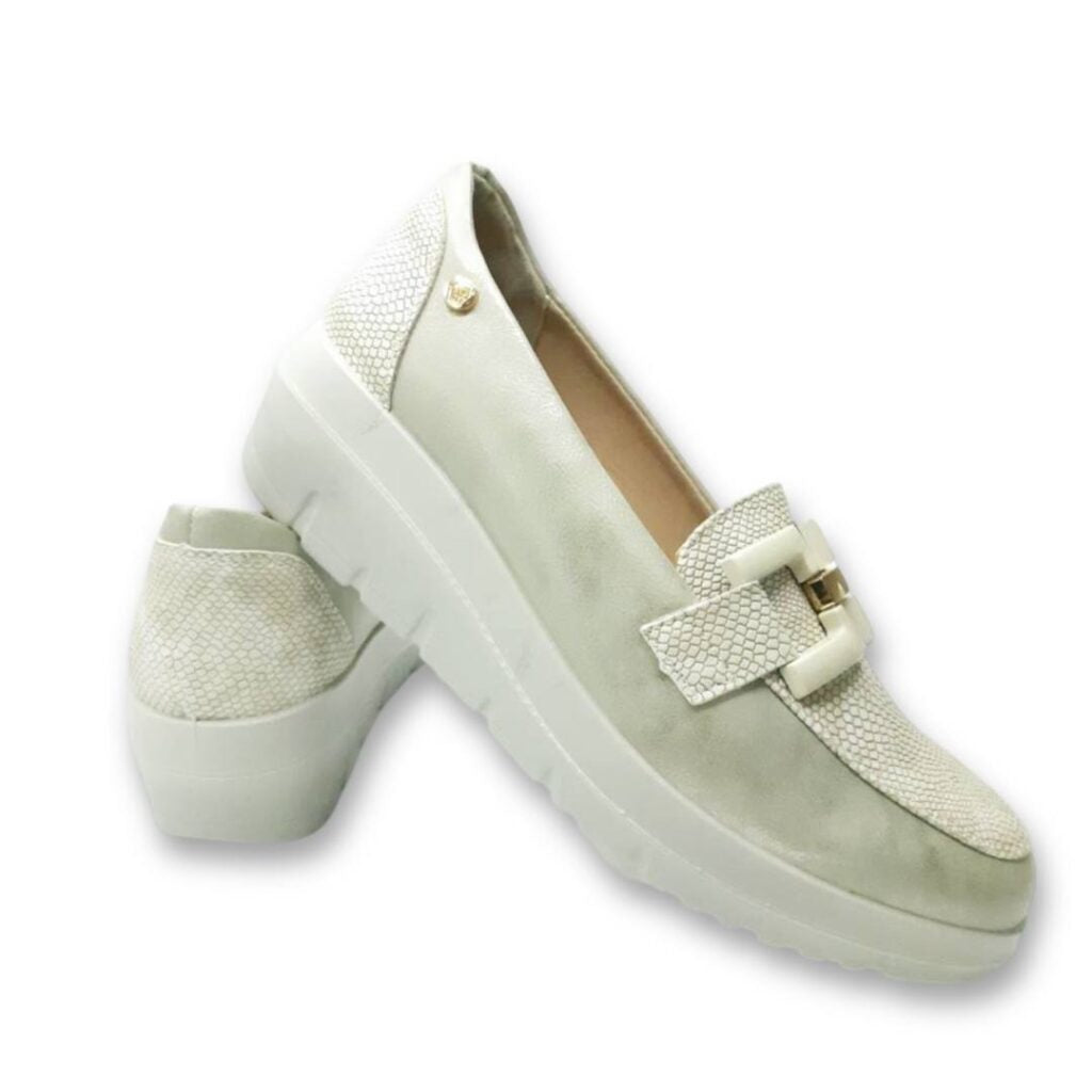 MOCASINES MUJER MYSOFT 24M310 COLOR PLATINO