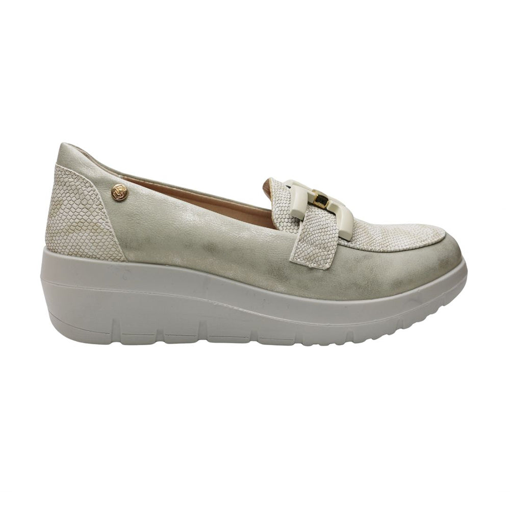 MOCASINES MUJER MYSOFT 24M310 COLOR PLATINO