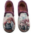 Zapatilla Plumaflex 12215 Muñeca Morado