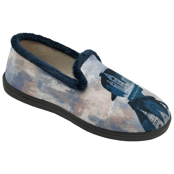 Zapatilla Plumaflex 12228 Detective Marino Cerrada