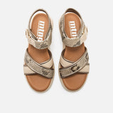 Sandalia Mustang 60933 Taupe  Serpiente