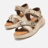 Sandalia Mustang 60933 Taupe  Serpiente