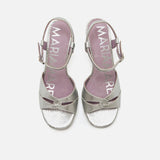 Sandalia 68716 plateado con pulsera
