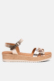 Sandalia Oh my Sandals 6010 Duna Champan cuña y plataforma