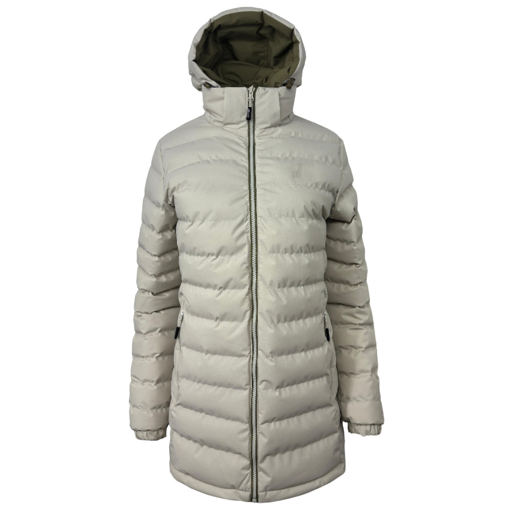 Parka Joluvi 238259 Dipa Long Women Piedra/Nogal Reversible